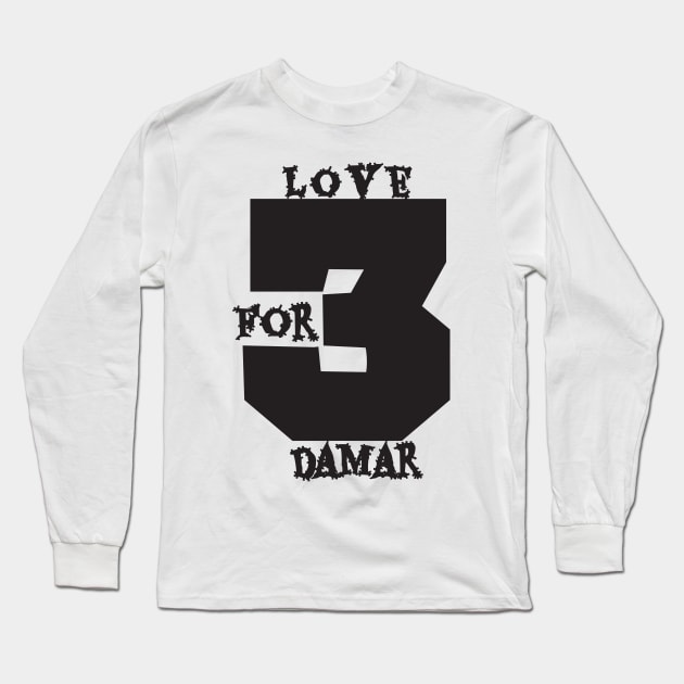 we love damar hillman Long Sleeve T-Shirt by smile_zaho